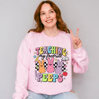Teaching My Favorite Peeps Easter Day Unisex Crewneck T-Shirt Sweatshirt Hoodie