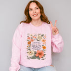 He Is Risen Flowers Easter Day Unisex Crewneck T-Shirt Sweatshirt Hoodie