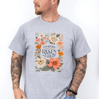He Is Risen Flowers Easter Day Unisex Crewneck T-Shirt Sweatshirt Hoodie