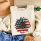 Sunflower 4Th Of July Unisex Crewneck T-Shirt Sweatshirt Hoodie