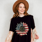 Sunflower 4Th Of July Unisex Crewneck T-Shirt Sweatshirt Hoodie