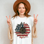 Sunflower 4Th Of July Unisex Crewneck T-Shirt Sweatshirt Hoodie