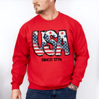 USA Since 1776 4Th Of July Unisex Crewneck T-Shirt Sweatshirt Hoodie