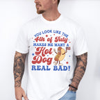 Hot Dog 4Th Of July Unisex Crewneck T-Shirt Sweatshirt Hoodie