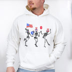 Skeletons 4Th Of July Unisex Crewneck T-Shirt Sweatshirt Hoodie