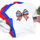 Ribbon 4Th Of July Unisex Crewneck T-Shirt Sweatshirt Hoodie