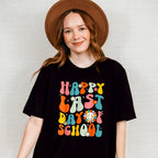 Happy Last Day Of School Colorful Last Day Of School Theme Unisex Crewneck T-Shirt Sweatshirt Hoodie