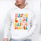 Happy Last Day Of School Colorful Last Day Of School Theme Unisex Crewneck T-Shirt Sweatshirt Hoodie