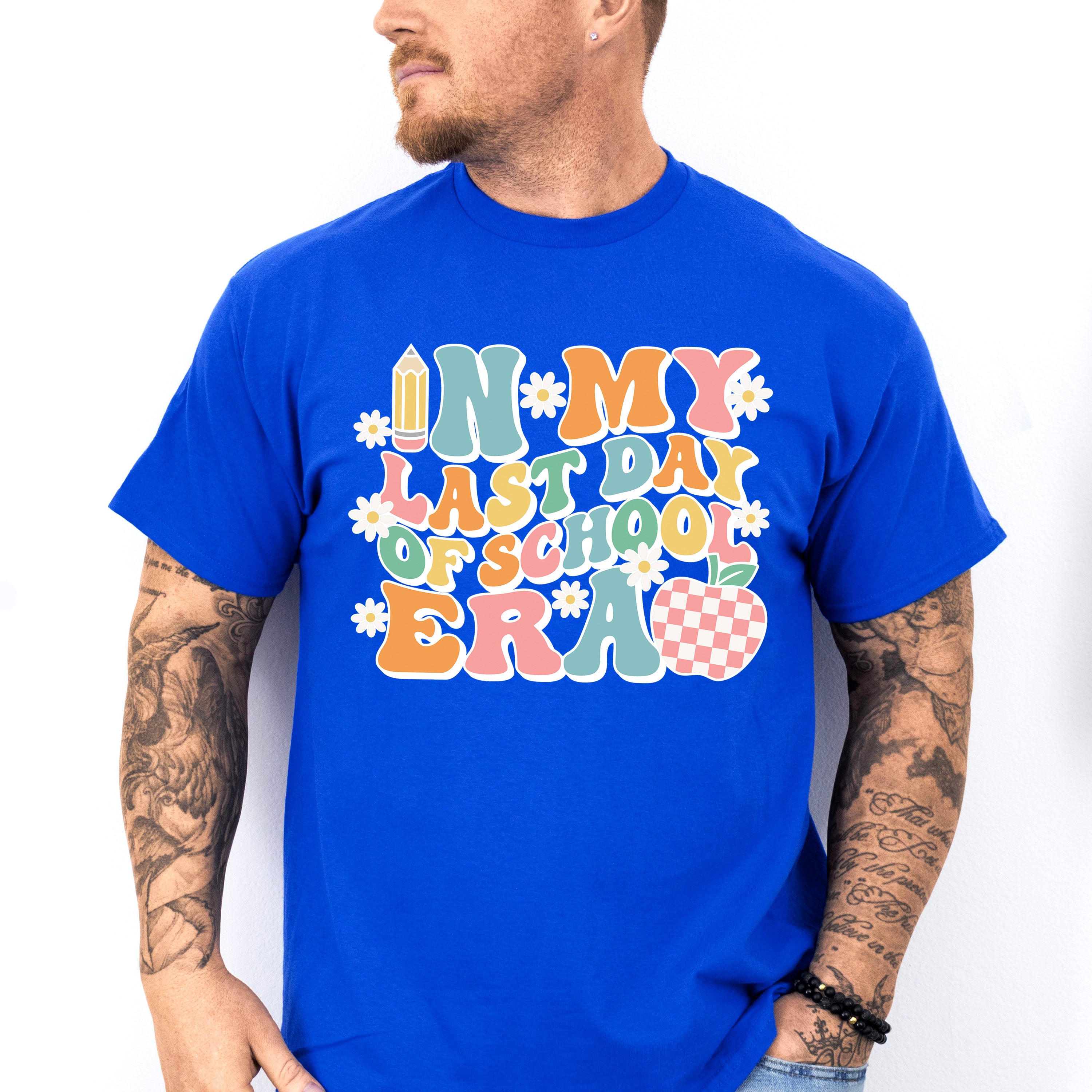 In My Last School Era Last Day Of School Theme Unisex Crewneck T-Shirt Sweatshirt Hoodie