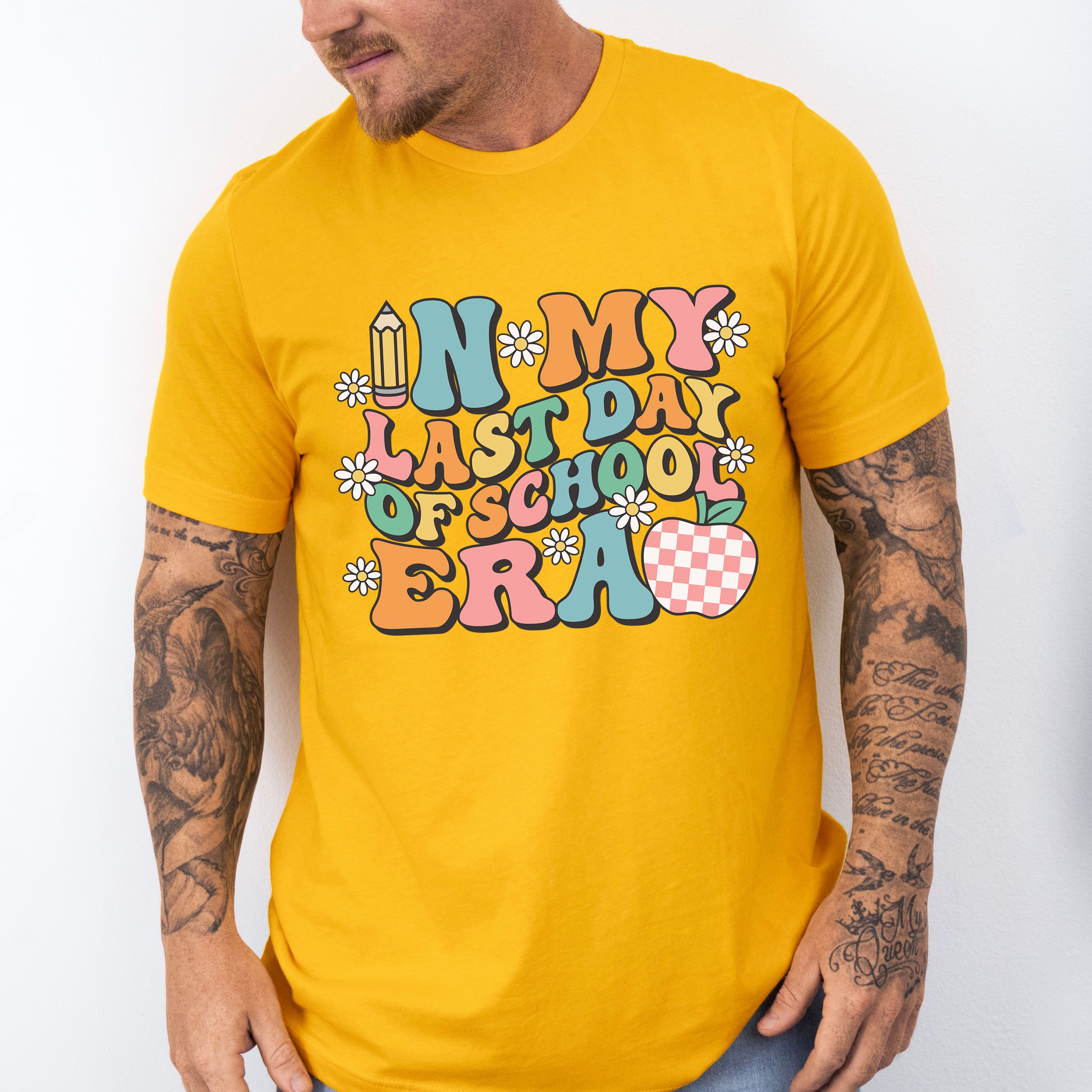 In My Last School Era Last Day Of School Theme Unisex Crewneck T-Shirt Sweatshirt Hoodie