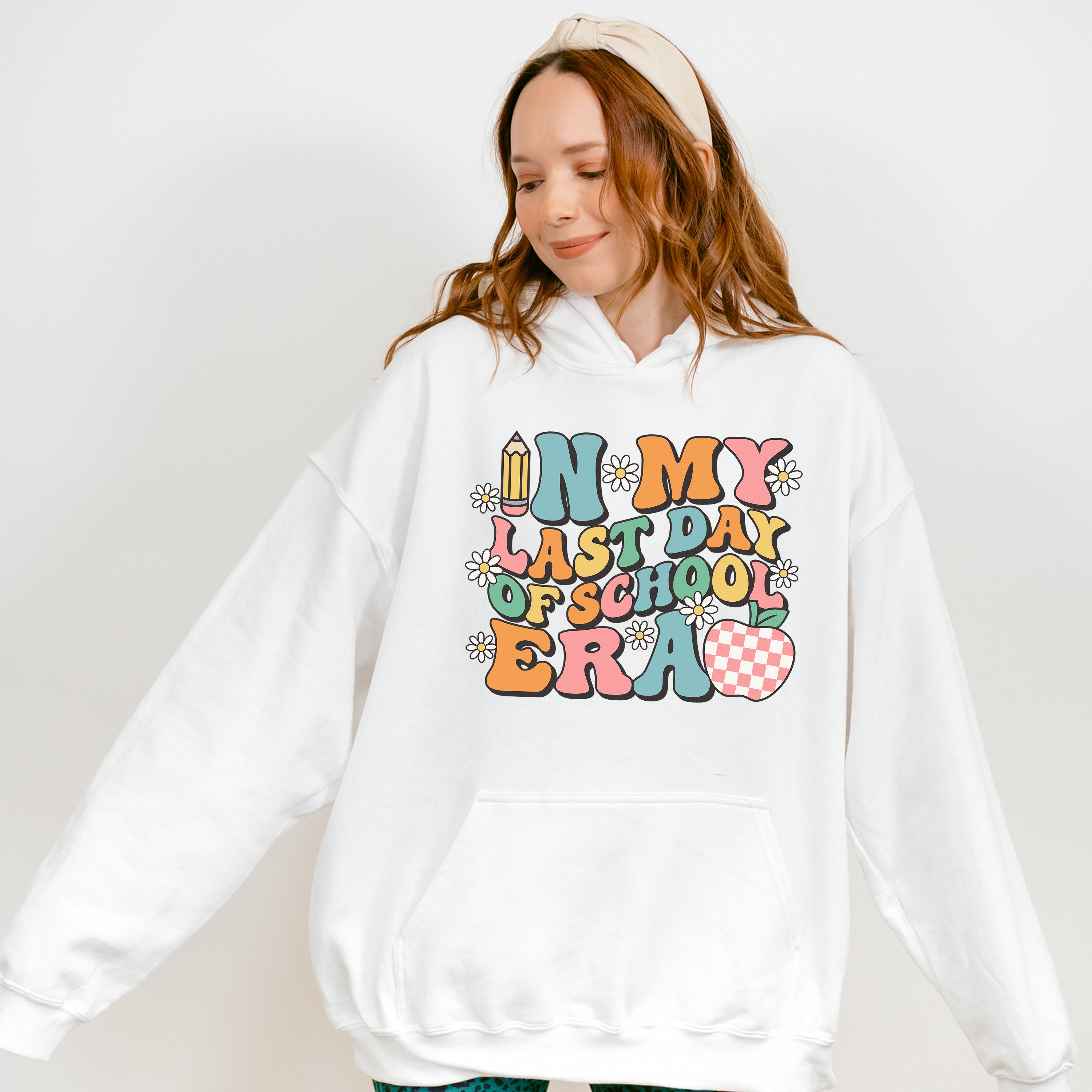 In My Last School Era Last Day Of School Theme Unisex Crewneck T-Shirt Sweatshirt Hoodie