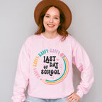 Happy Happy Last Day Of School Theme Unisex Crewneck T-Shirt Sweatshirt Hoodie