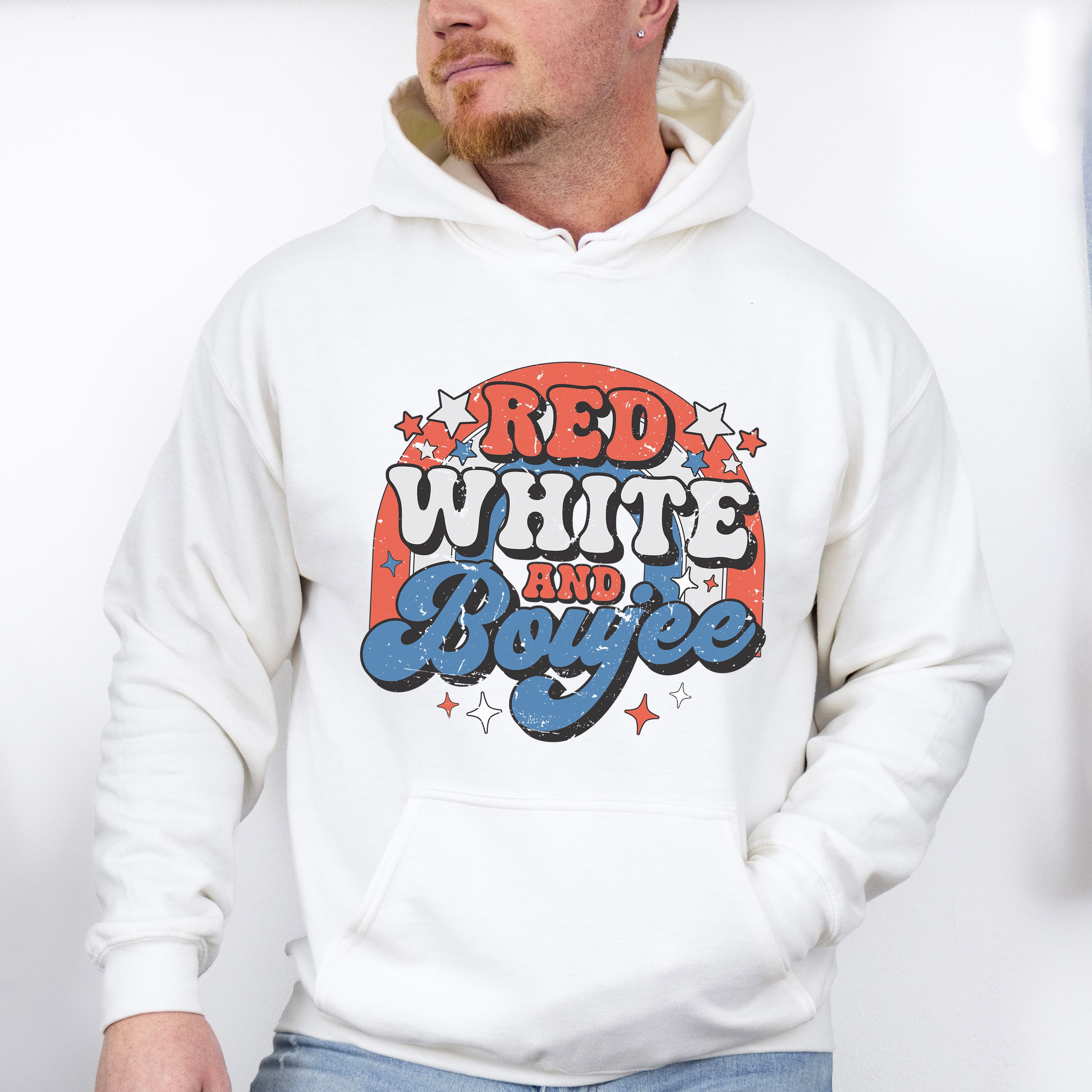 Red White And Boujee 4Th Of July Unisex Crewneck T-Shirt Sweatshirt Hoodie