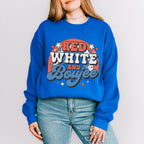 Red White And Boujee 4Th Of July Unisex Crewneck T-Shirt Sweatshirt Hoodie