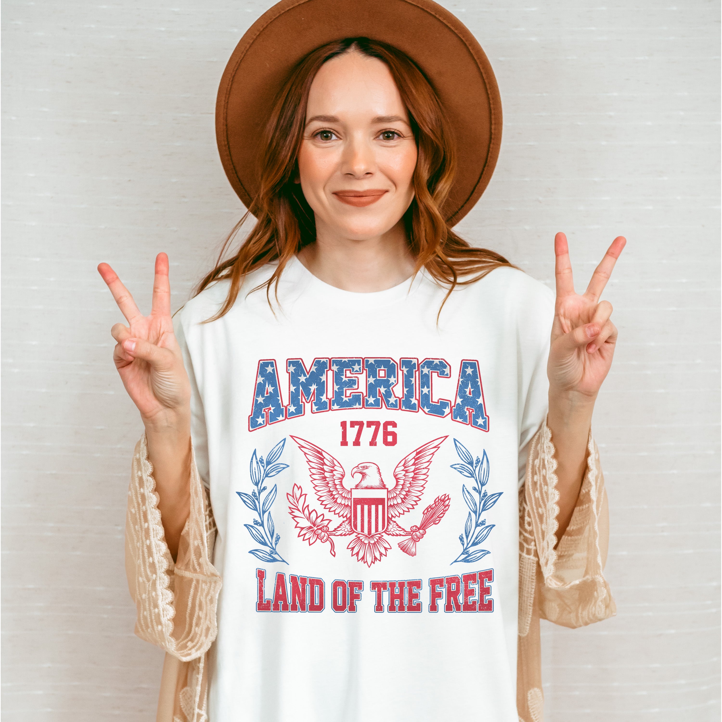 America 1776 Land Of The Free 4Th Of July Unisex Crewneck T-Shirt Sweatshirt Hoodie