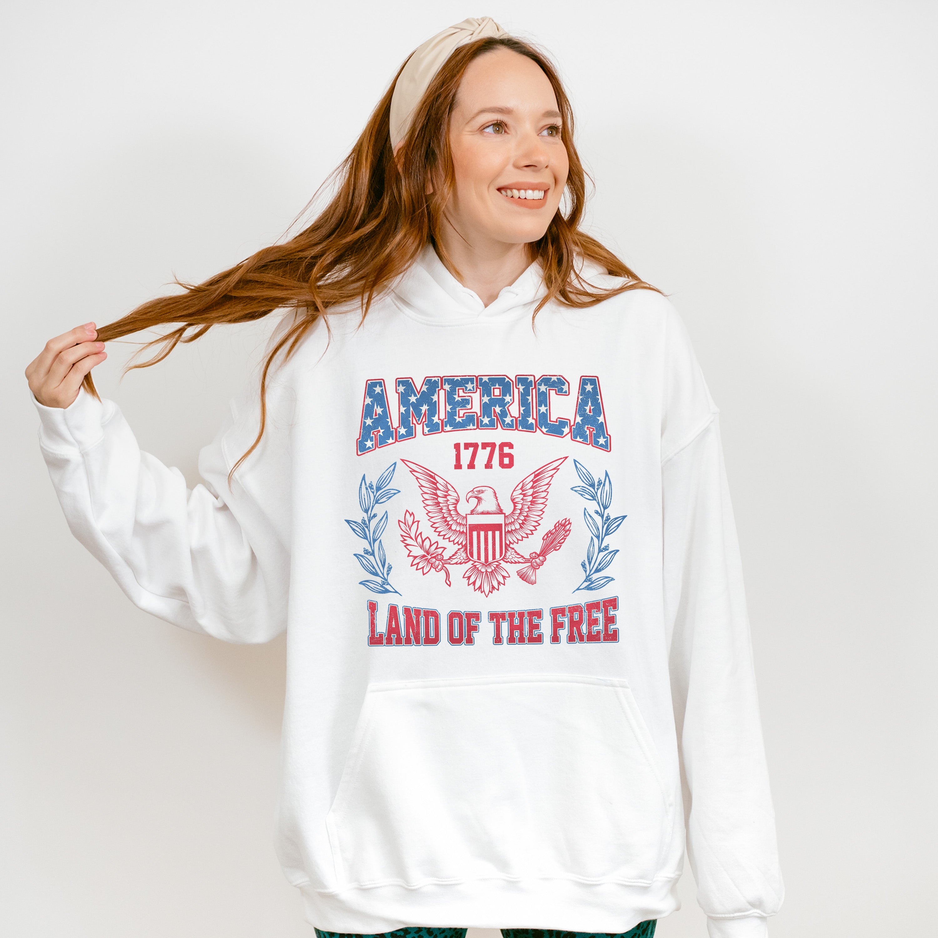 America 1776 Land Of The Free 4Th Of July Unisex Crewneck T-Shirt Sweatshirt Hoodie