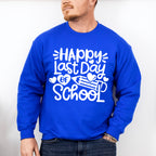 Happy Last Day Of School Theme Unisex Crewneck T-Shirt Sweatshirt Hoodie