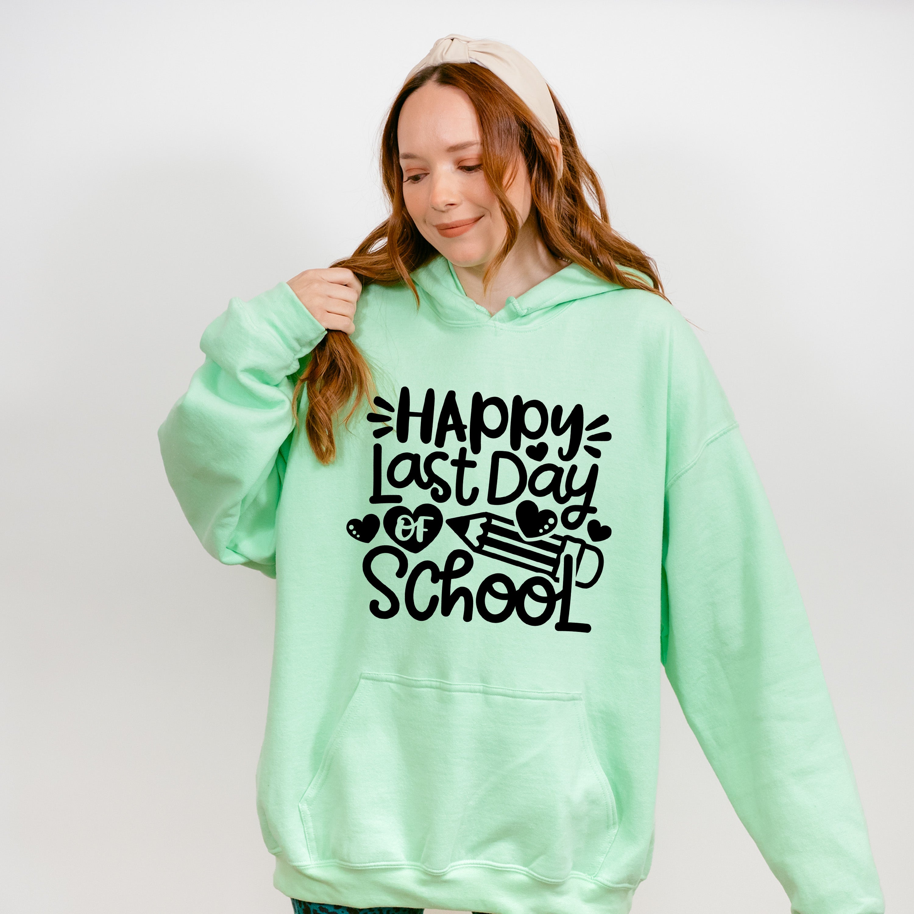 Happy Last Day Of School Theme Unisex Crewneck T-Shirt Sweatshirt Hoodie