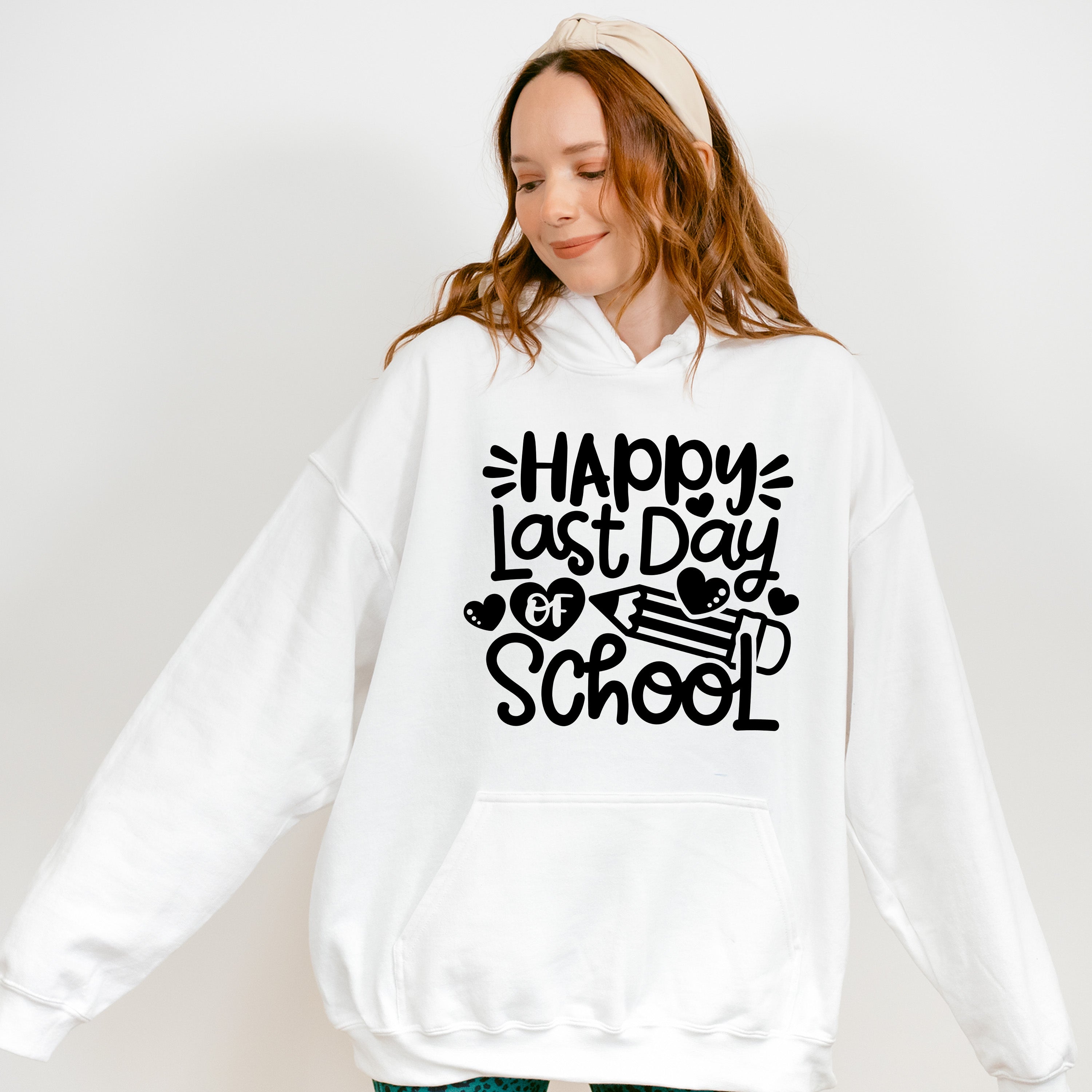 Happy Last Day Of School Theme Unisex Crewneck T-Shirt Sweatshirt Hoodie