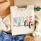 Nurse Life Nurse Theme Unisex Crewneck T-Shirt Sweatshirt Hoodie