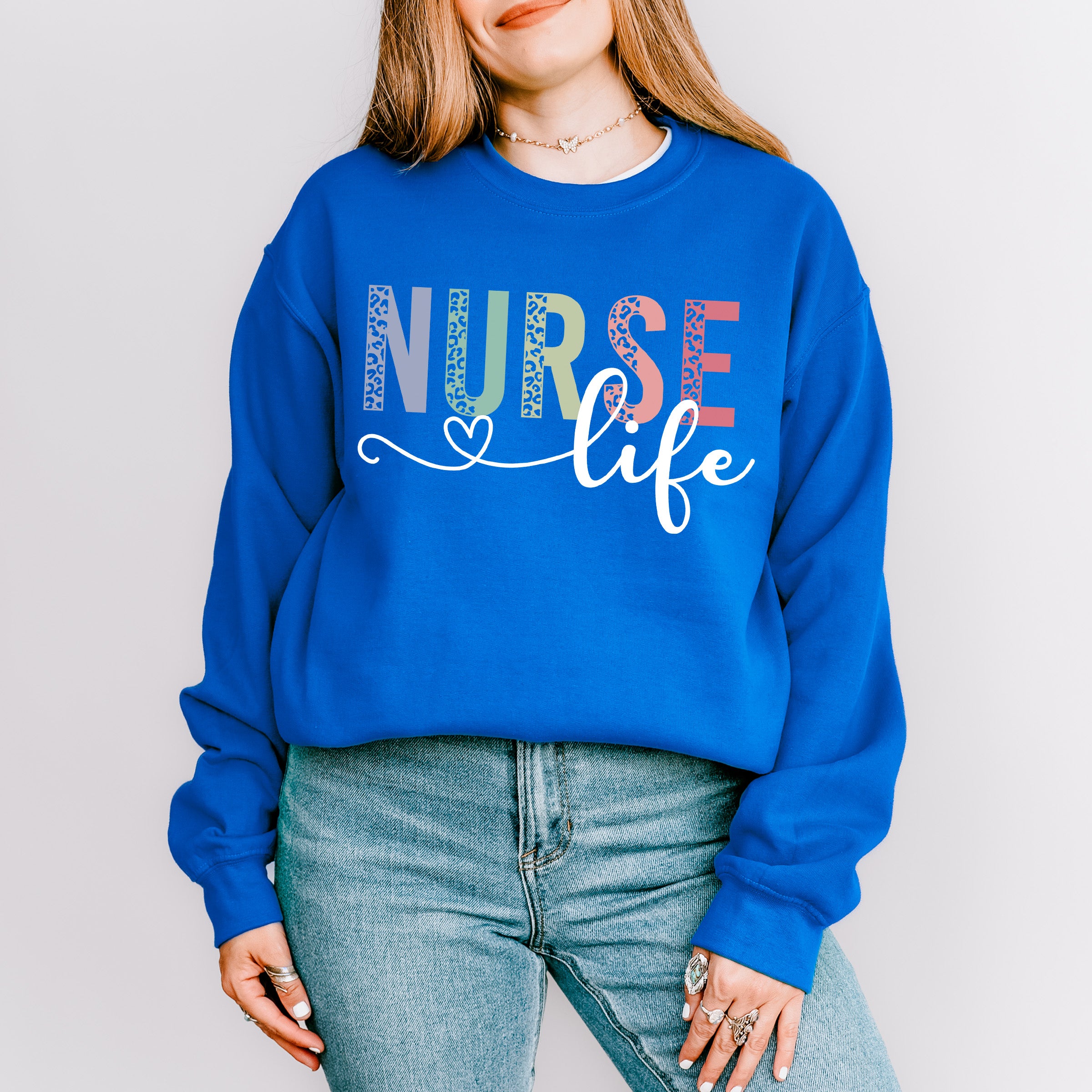Nurse Life Nurse Theme Unisex Crewneck T-Shirt Sweatshirt Hoodie