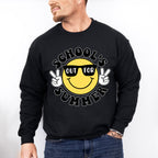 Smiley School's Out For Summer Last Day Of School Theme Unisex Crewneck T-Shirt Sweatshirt Hoodie