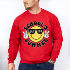 Smiley School's Out For Summer Last Day Of School Theme Unisex Crewneck T-Shirt Sweatshirt Hoodie