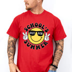 Smiley School's Out For Summer Last Day Of School Theme Unisex Crewneck T-Shirt Sweatshirt Hoodie