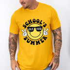 Smiley School's Out For Summer Last Day Of School Theme Unisex Crewneck T-Shirt Sweatshirt Hoodie