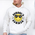 Smiley School's Out For Summer Last Day Of School Theme Unisex Crewneck T-Shirt Sweatshirt Hoodie