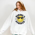 Smiley School's Out For Summer Last Day Of School Theme Unisex Crewneck T-Shirt Sweatshirt Hoodie