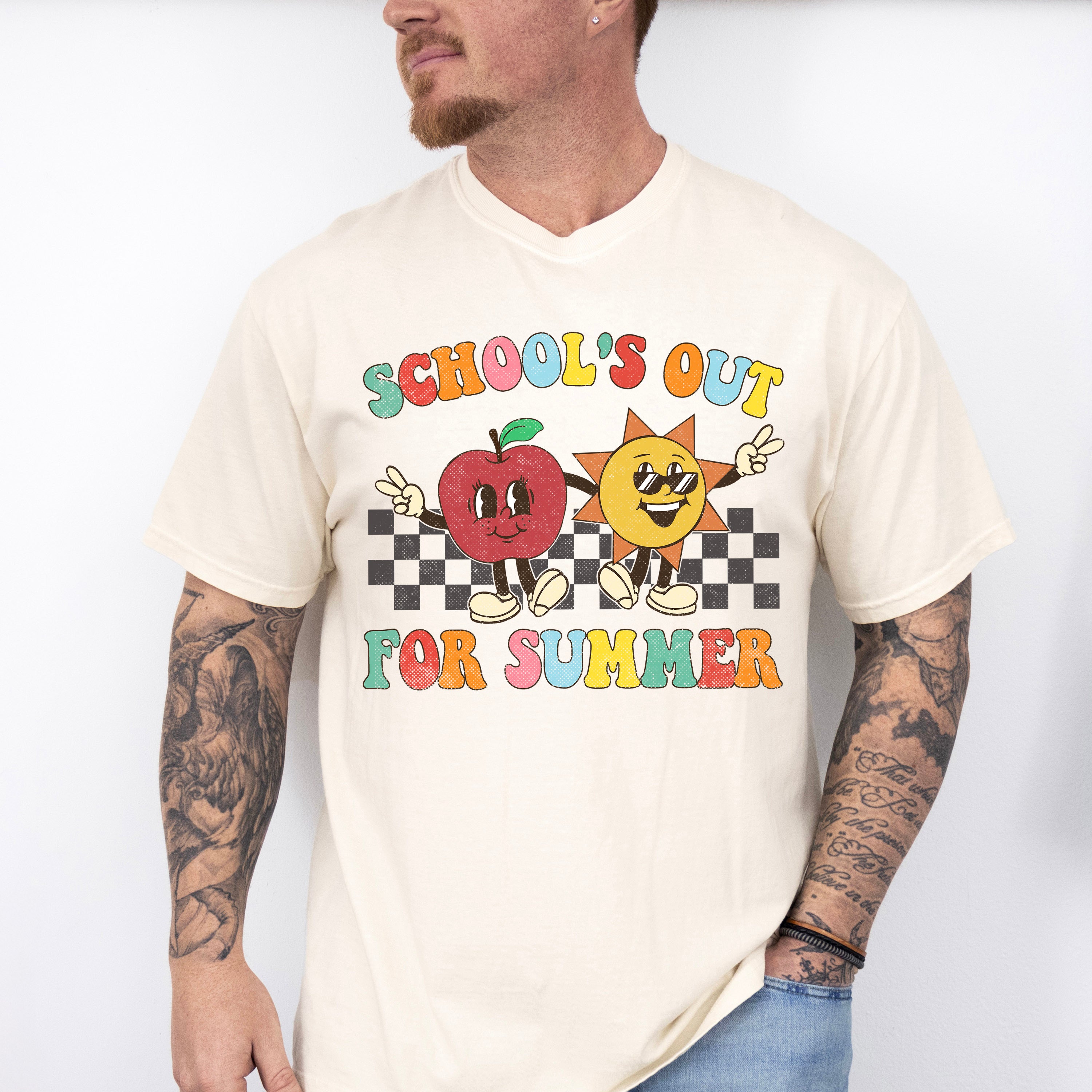 School's Out For Summer Last Day Of School Theme Unisex Crewneck T-Shirt Sweatshirt Hoodie