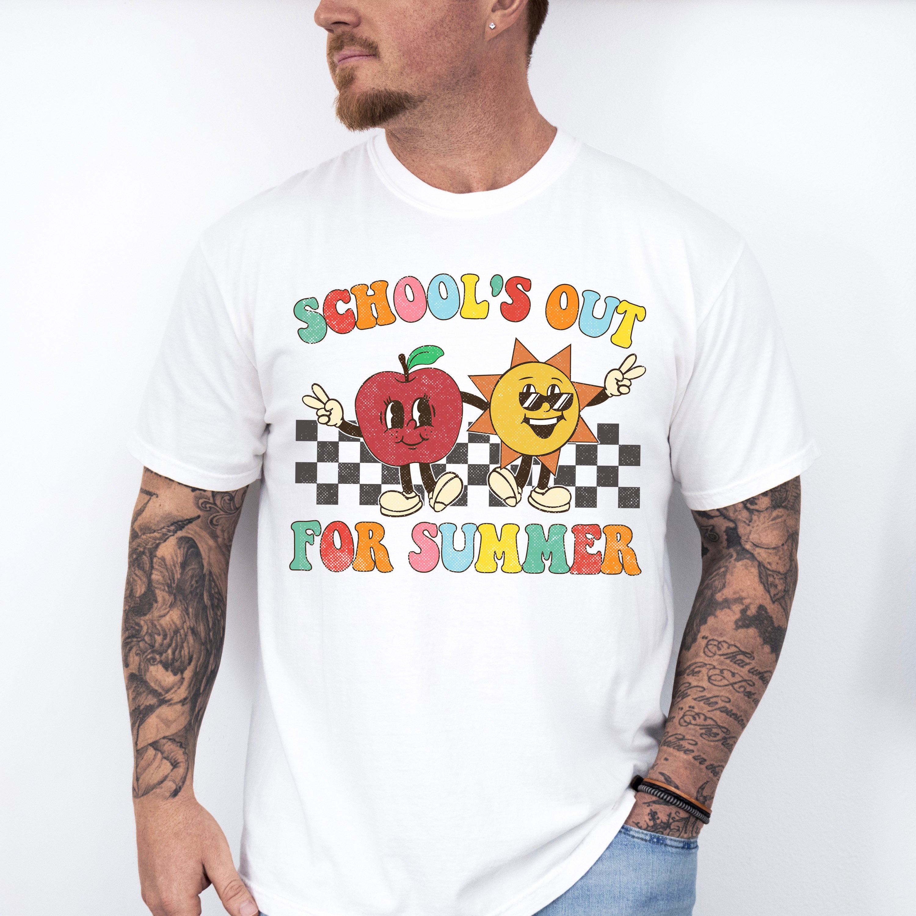 School's Out For Summer Last Day Of School Theme Unisex Crewneck T-Shirt Sweatshirt Hoodie