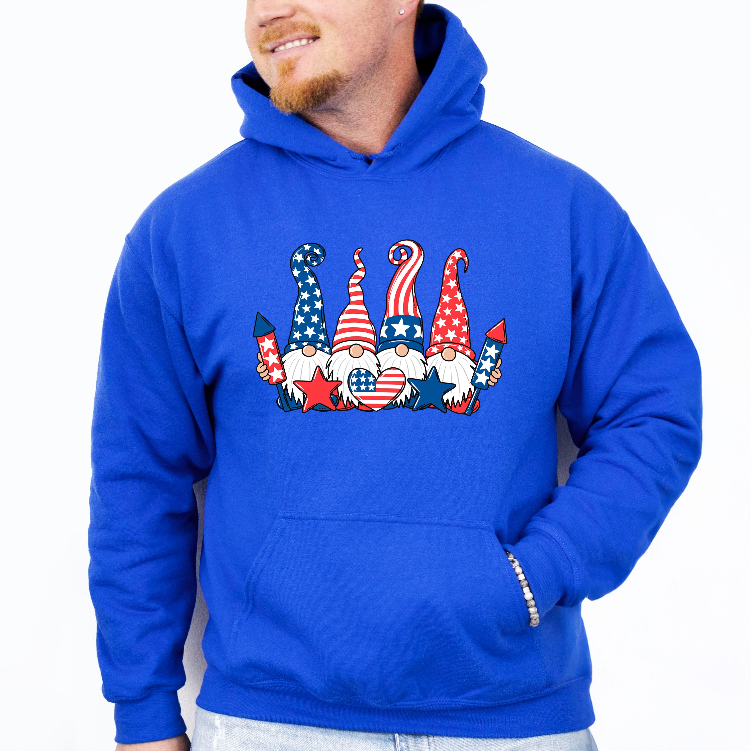 Gnomies 4Th Of July Unisex Crewneck T-Shirt Sweatshirt Hoodie