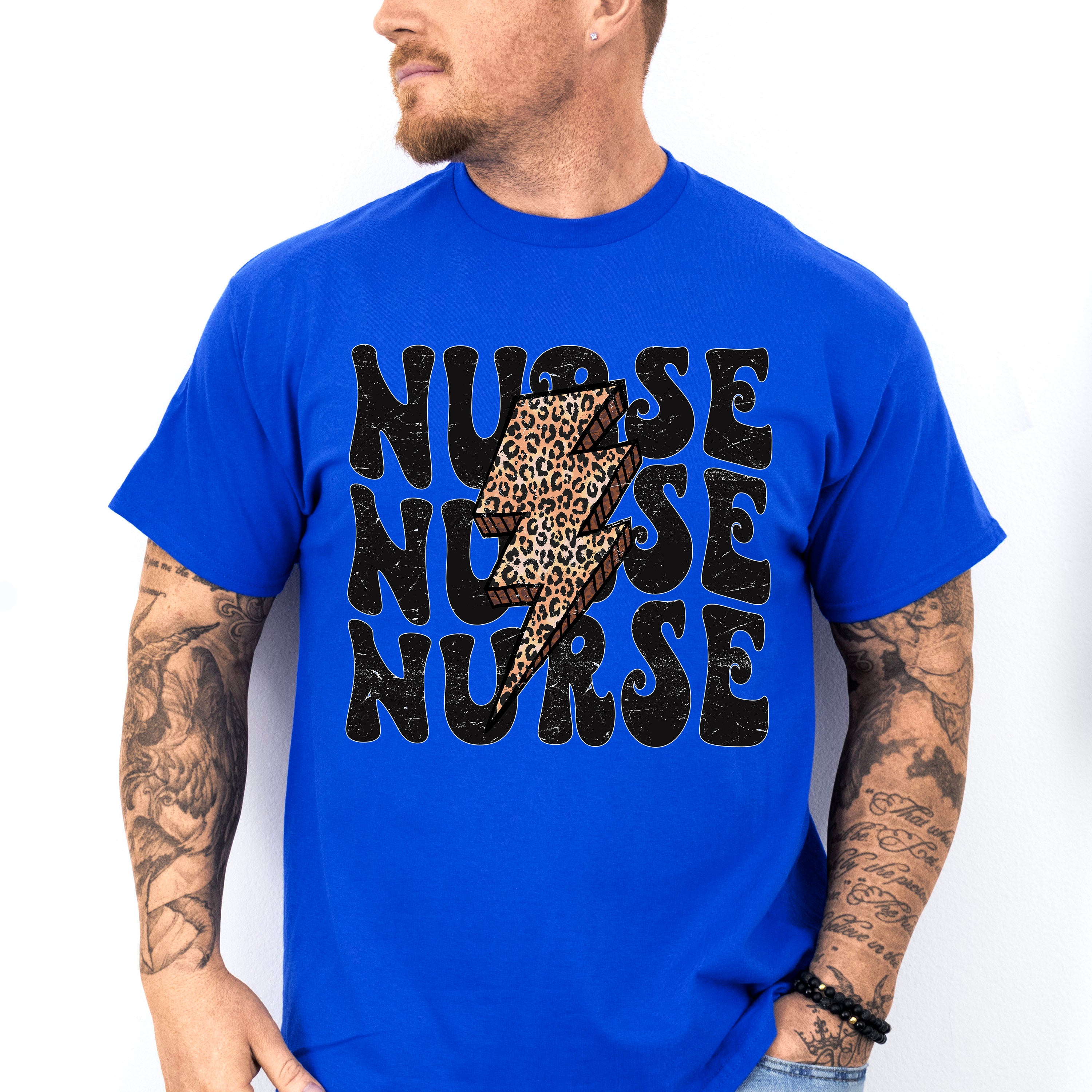 Nurse Lightning Nurse Theme Unisex Crewneck T-Shirt Sweatshirt Hoodie