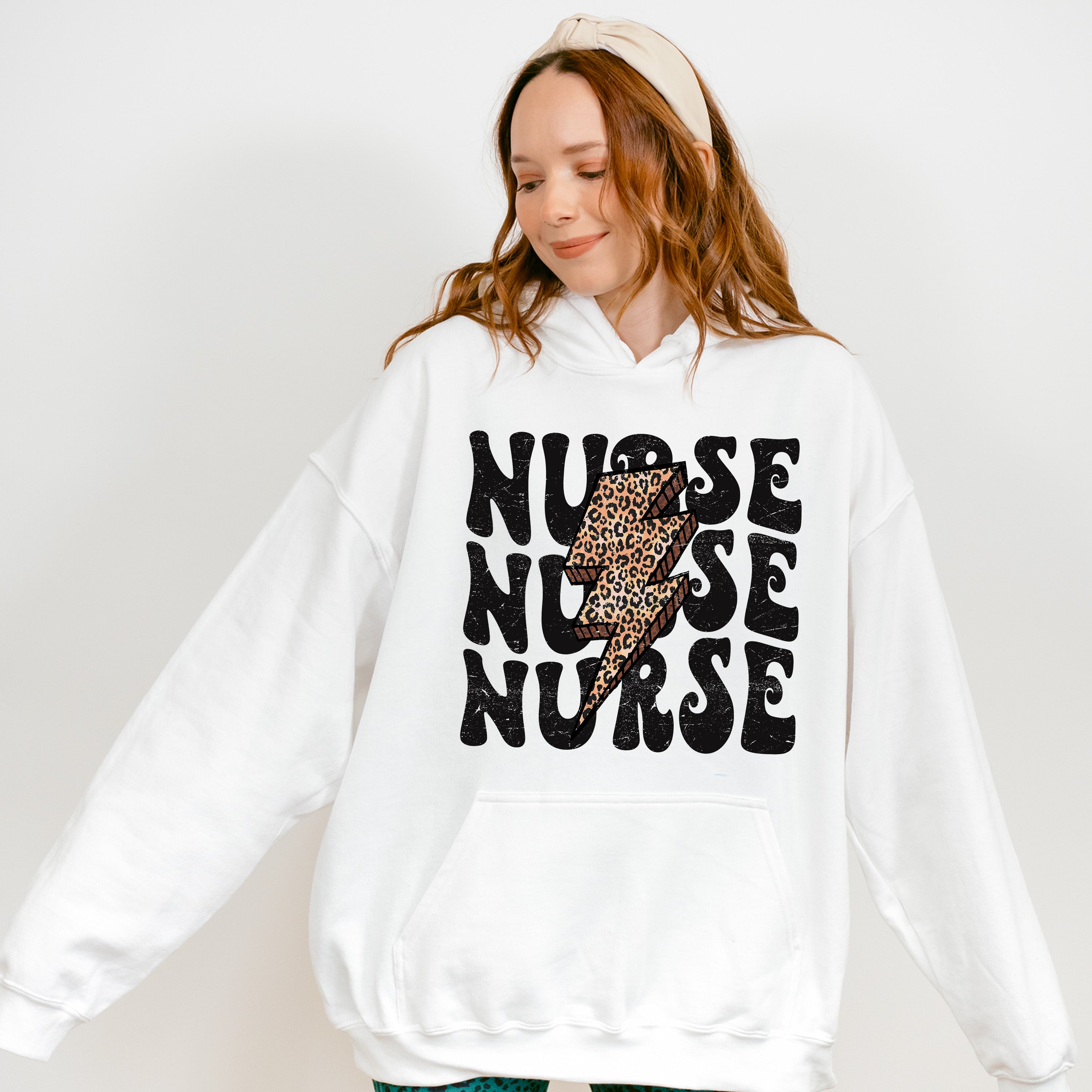 Nurse Lightning Nurse Theme Unisex Crewneck T-Shirt Sweatshirt Hoodie