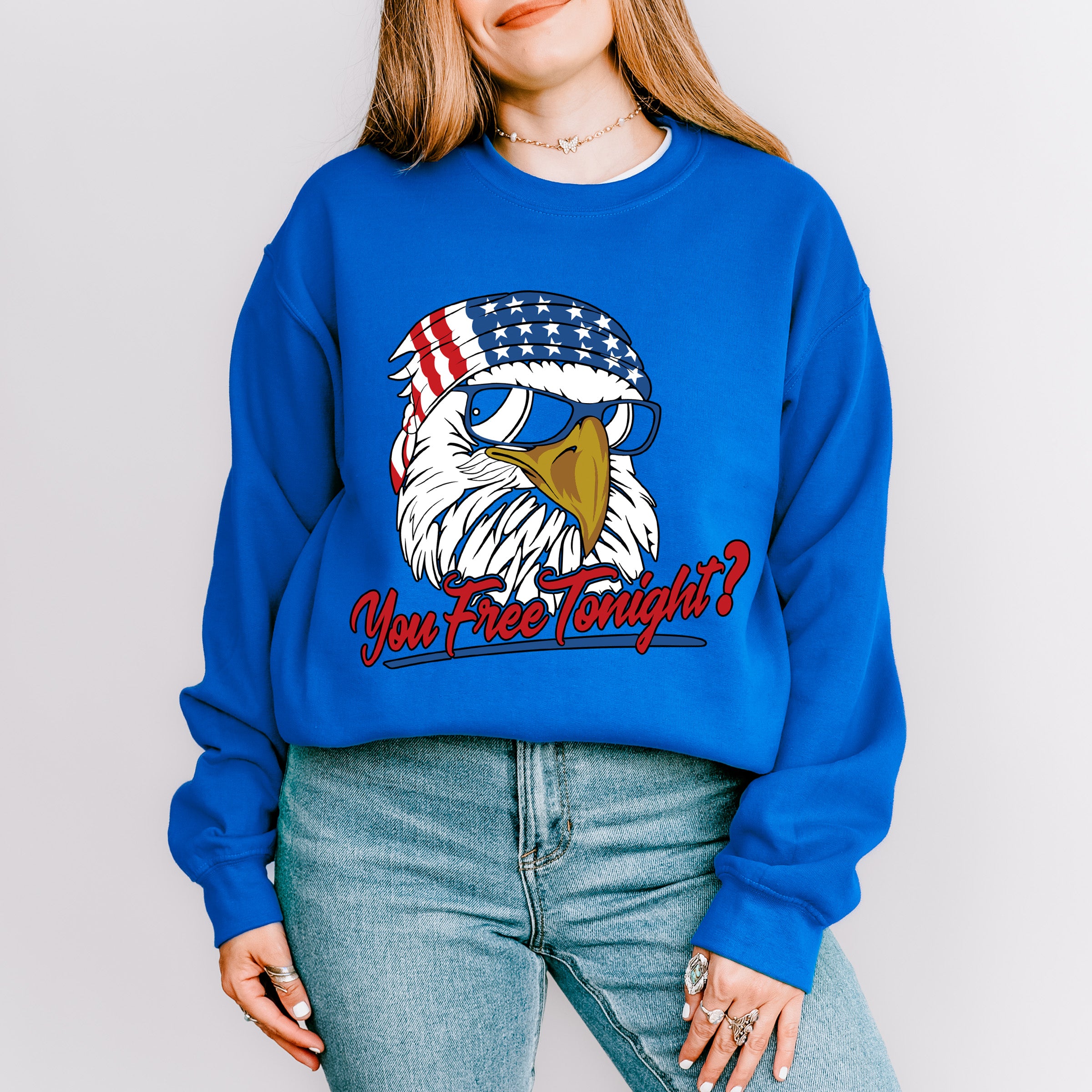 Eagle You Free Tonight 4Th Of July Unisex Crewneck T-Shirt Sweatshirt Hoodie