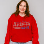 America The Beautiful 4Th Of July Unisex Crewneck T-Shirt Sweatshirt Hoodie