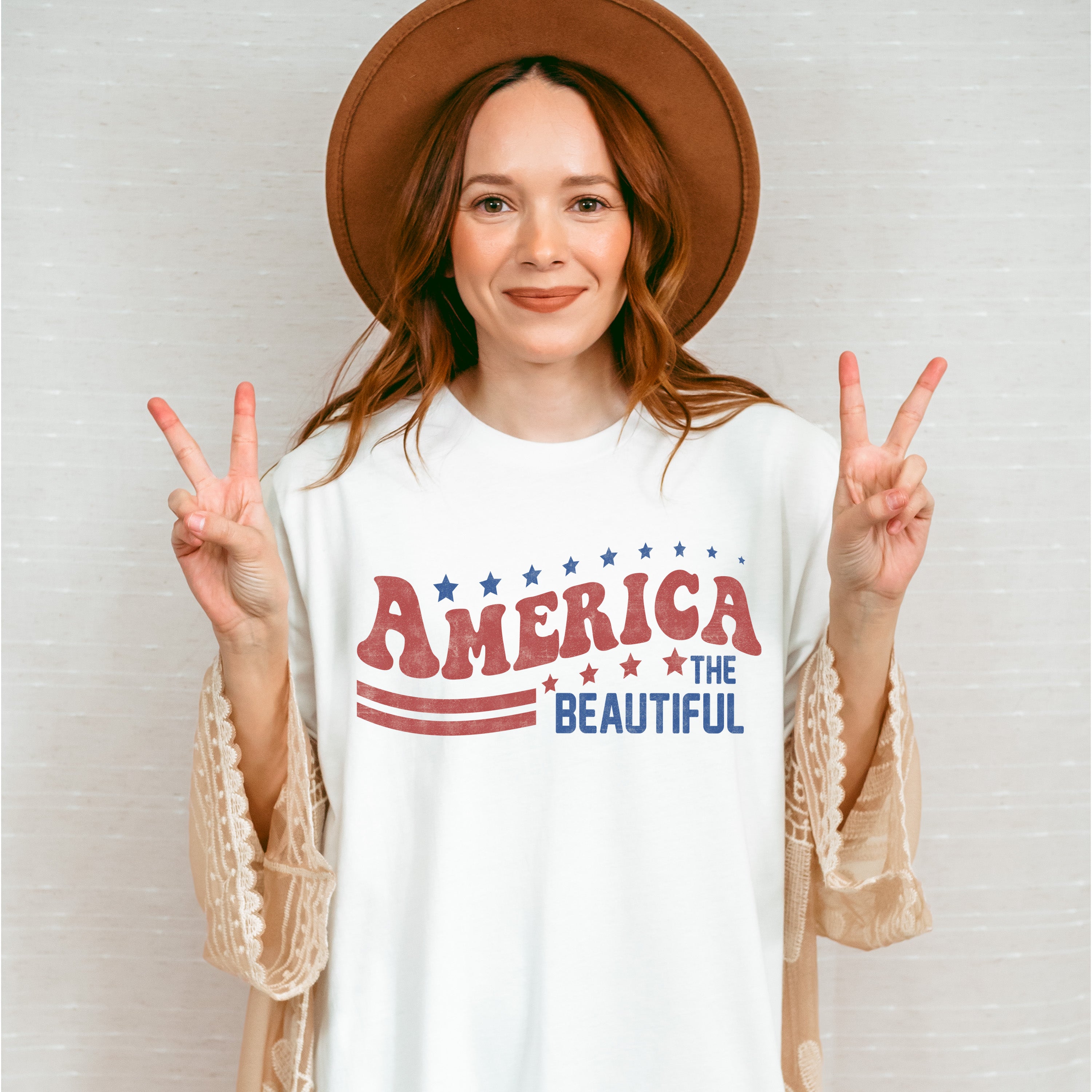 America The Beautiful 4Th Of July Unisex Crewneck T-Shirt Sweatshirt Hoodie