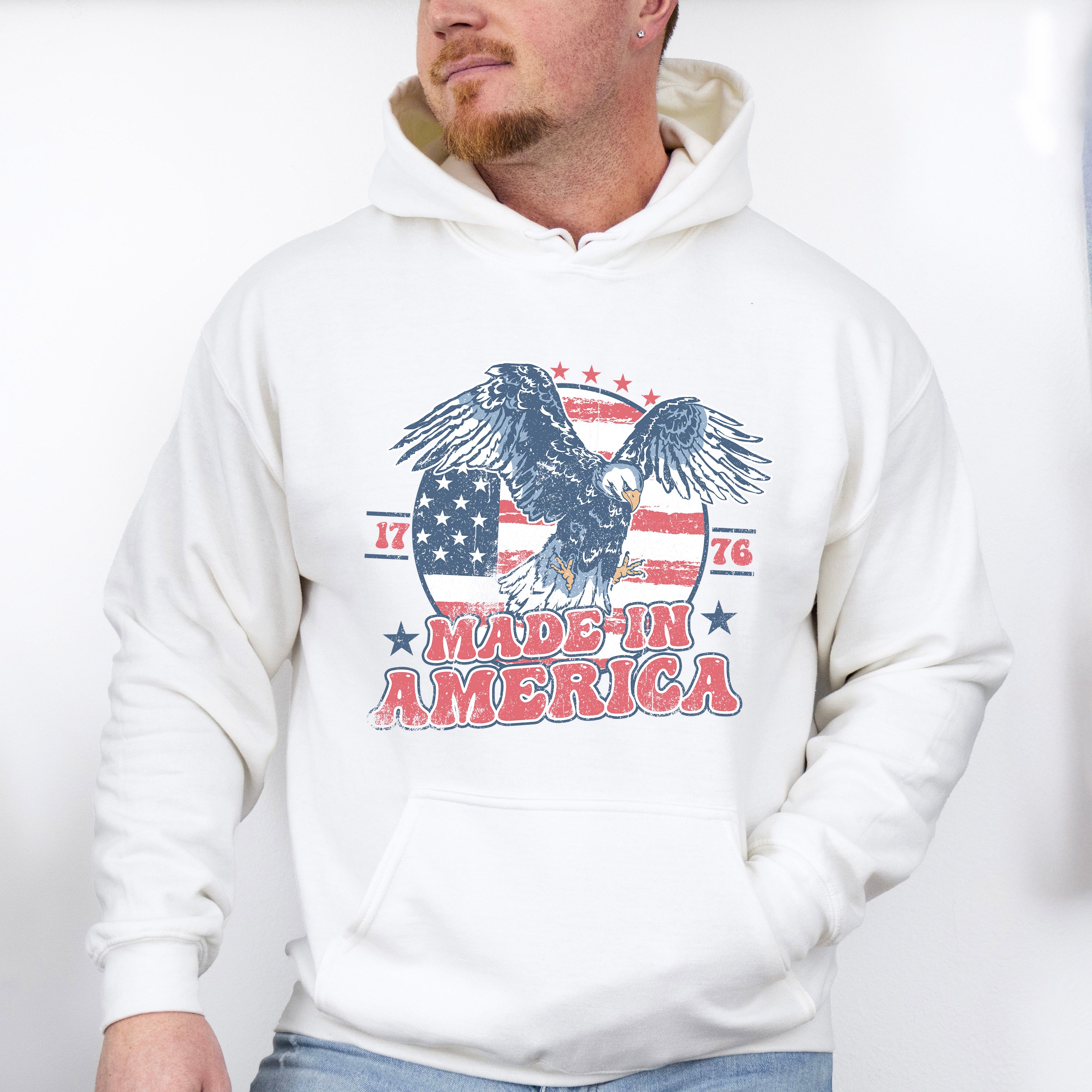 Made In America 4Th Of July Unisex Crewneck T-Shirt Sweatshirt Hoodie