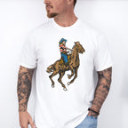 USA Cowboy 4Th Of July Unisex Crewneck T-Shirt Sweatshirt Hoodie