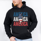 America Lightning 4Th Of July Unisex Crewneck T-Shirt Sweatshirt Hoodie