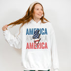 America Lightning 4Th Of July Unisex Crewneck T-Shirt Sweatshirt Hoodie