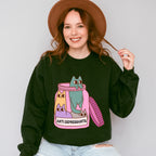 Cats In A Jar Mental Health Theme Unisex Crewneck T-Shirt Sweatshirt Hoodie