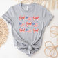 USA And Ribbons 4Th Of July Unisex Crewneck T-Shirt Sweatshirt Hoodie