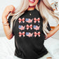 USA And Ribbons 4Th Of July Unisex Crewneck T-Shirt Sweatshirt Hoodie