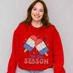 Popsicles 'Tis The Season 4Th Of July Unisex Crewneck T-Shirt Sweatshirt Hoodie