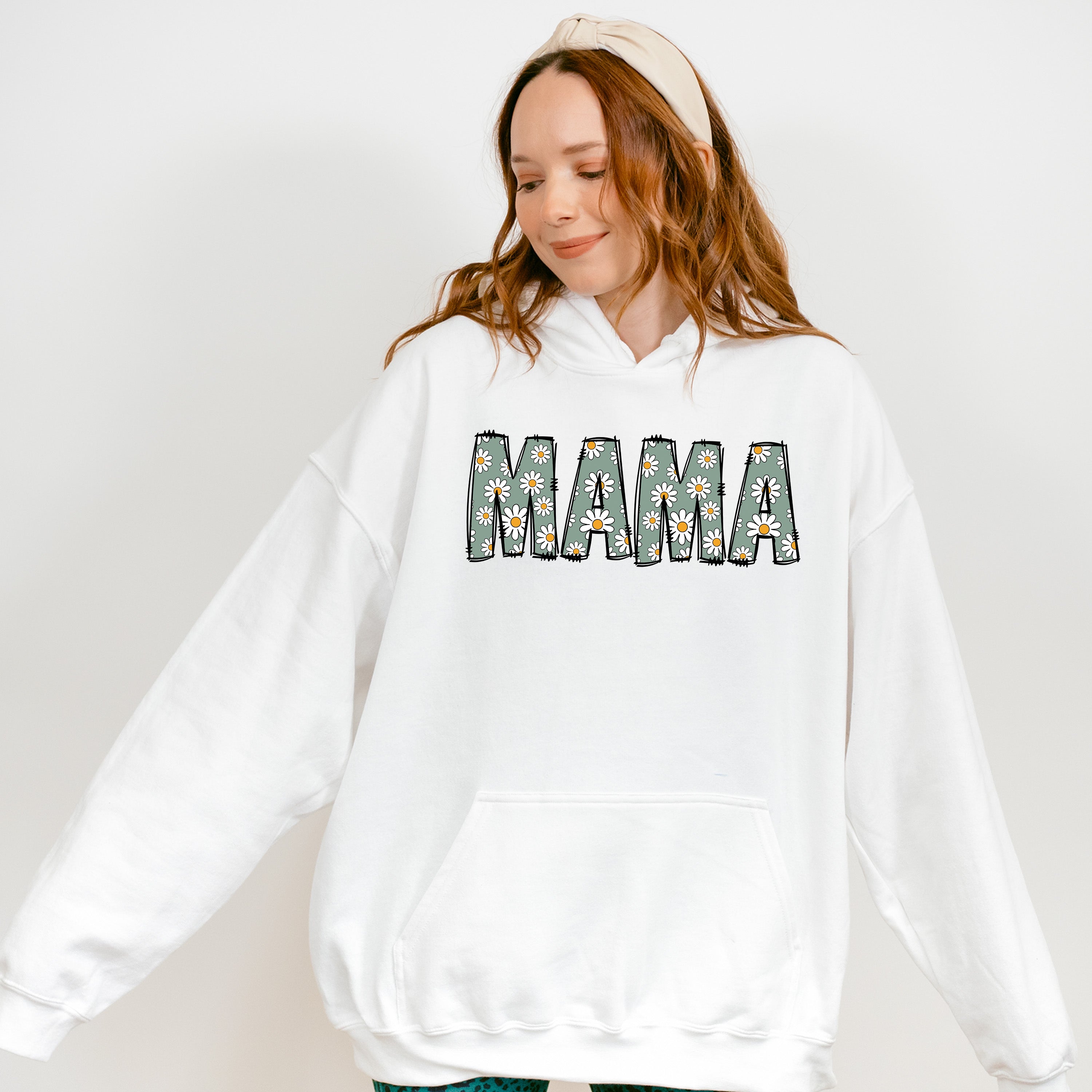 Mama Camomile Mother's Day Theme Unisex Crewneck T-Shirt Sweatshirt Hoodie