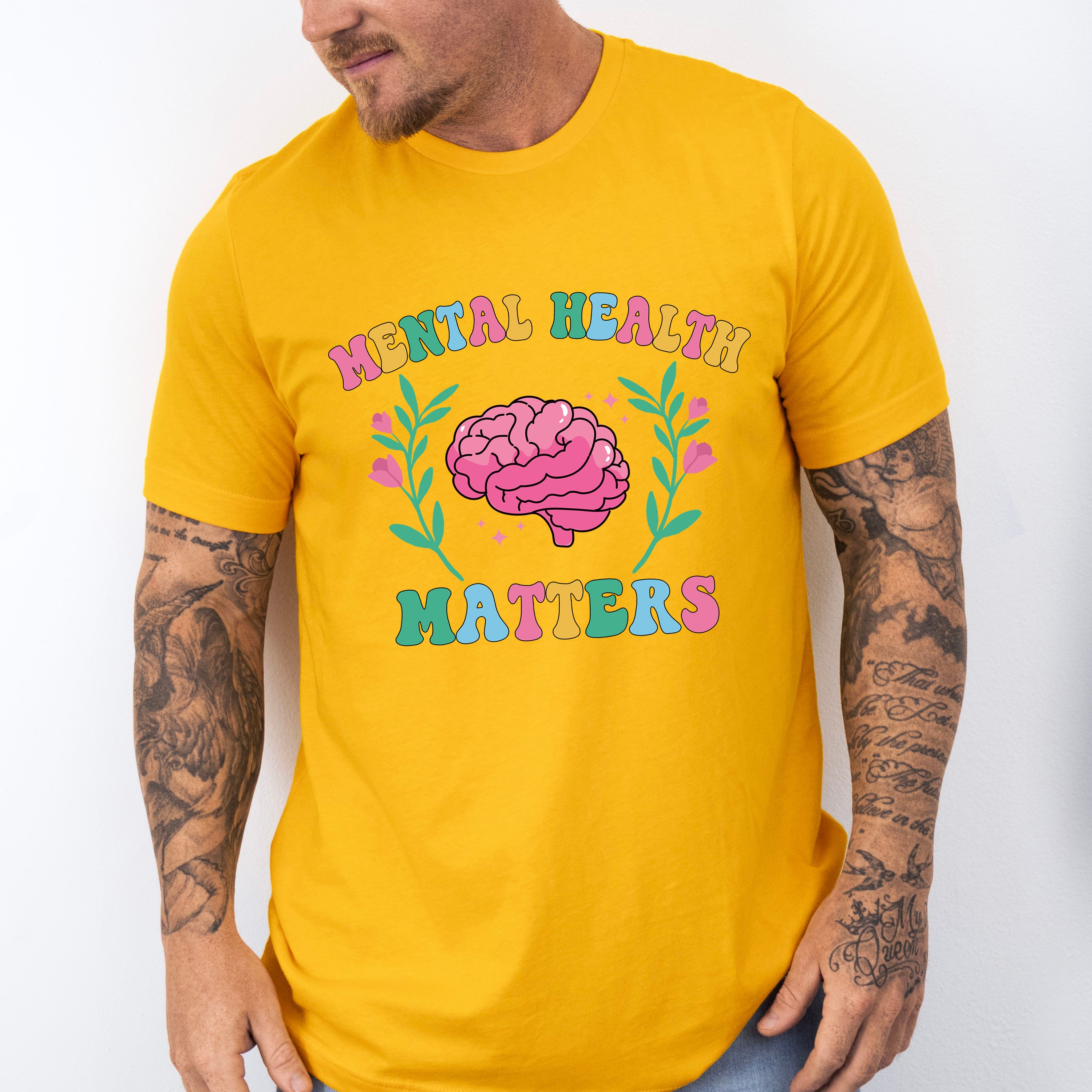 Mental Health Awareness Mental Health Theme Unisex Crewneck T-Shirt Sweatshirt Hoodie