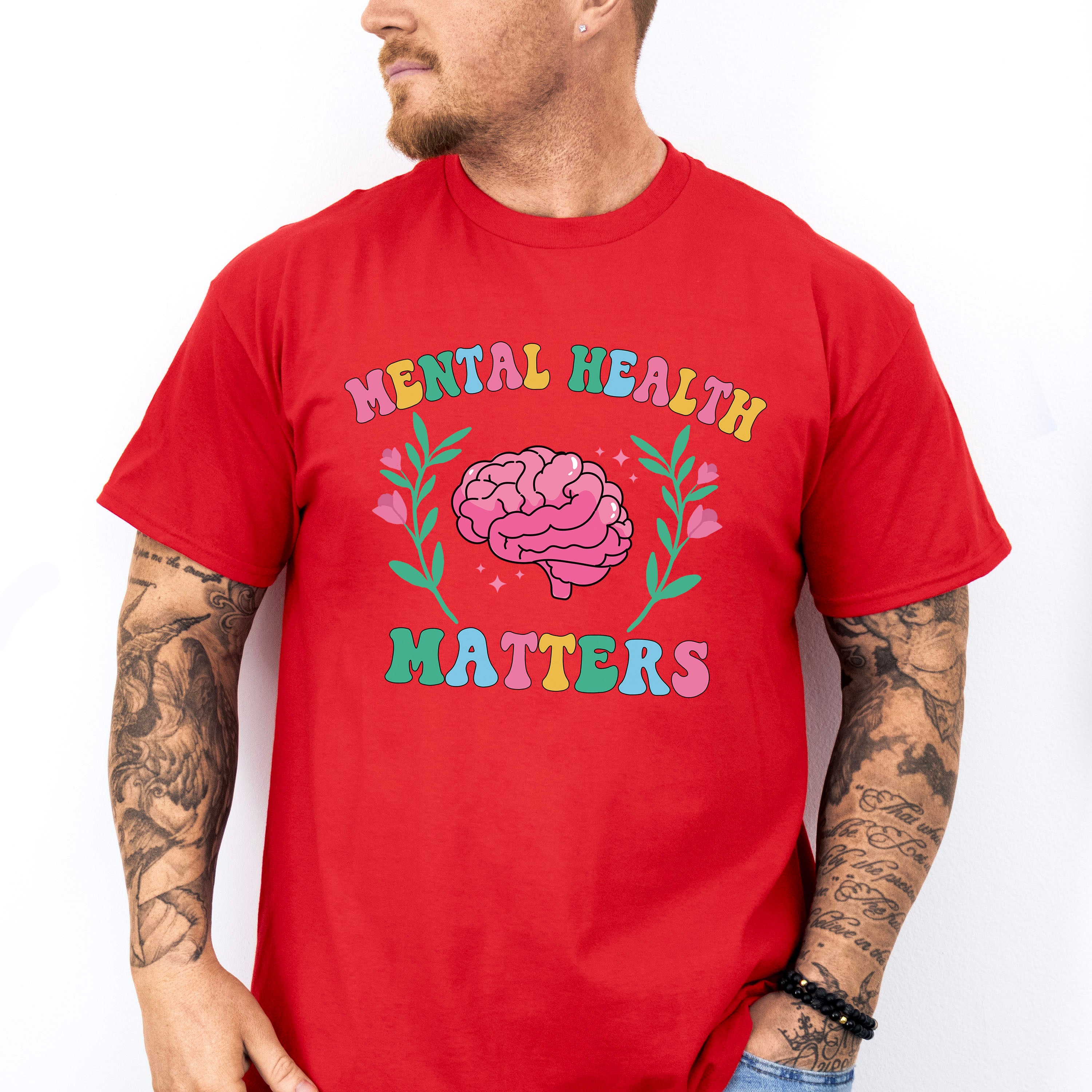 Mental Health Awareness Mental Health Theme Unisex Crewneck T-Shirt Sweatshirt Hoodie